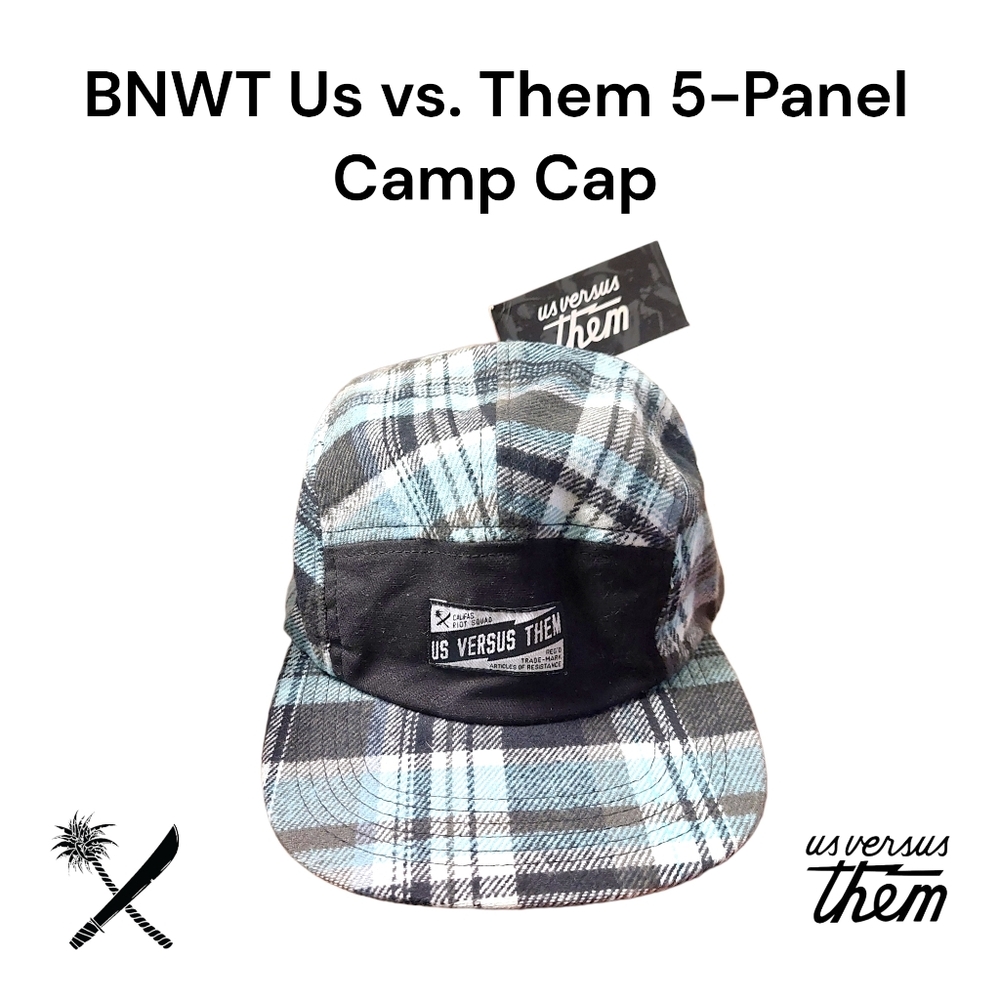 BNWT Us vs. Them 5-Panel Camp Cap